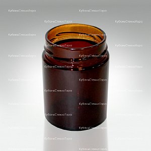 Стеклобанка 0,250 ТВИСТ (66) Deep Ровная (коричневая) банка стеклянная КСТ оптом и по оптовым ценам в Армавире