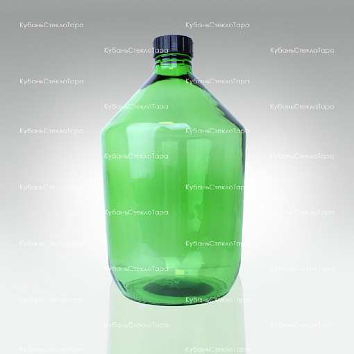 Бутыль 10,0 л Казацкий (зеленый) стеклянный оптом и по оптовым ценам в Армавире