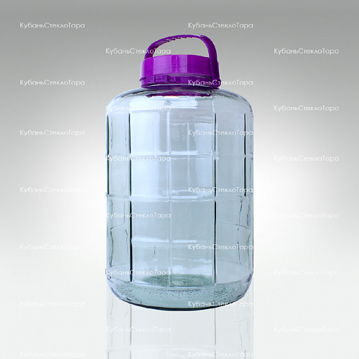 Бутыль (банка) стеклянный "фиолетовая" 20 л оптом и по оптовым ценам в Армавире
