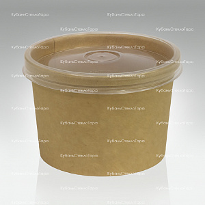 Упаковка для супа 230 мл с пластиковой крышкой оптом и по оптовым ценам в Армавире