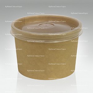 Упаковка для супа 230 мл с пластиковой крышкой оптом и по оптовым ценам в Армавире