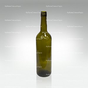Бутылка 0,750 Бордо оливковая ВИНТ(30) стекло оптом и по оптовым ценам в Армавире