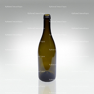 Бутылка 0,750 Бургундия оливковая (20/21/23) стекло оптом и по оптовым ценам в Армавире