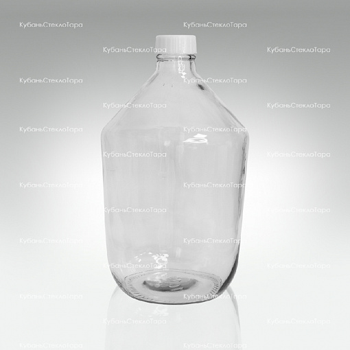 Бутыль 10,0 л Казацкий (прозрачный) стеклянный оптом и по оптовым ценам в Армавире