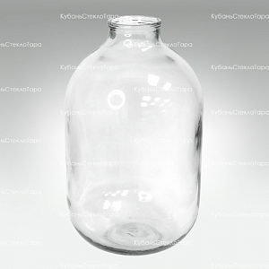 Бутыль 15,0 л (110) прозрачный стеклянный с крышкой оптом и по оптовым ценам в Армавире