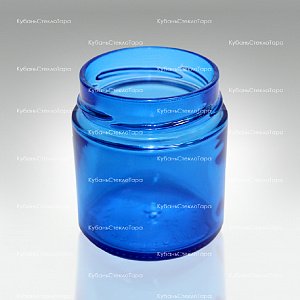 Стеклобанка 0,200  ТВИСТ (66)  Deep (синяя) банка стеклянная КСТ оптом и по оптовым ценам в Армавире