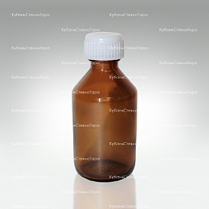 Флакон стеклянный ТВИСТ 50 см3 коричневый (пробка + крышка) оптом и по оптовым ценам в Армавире