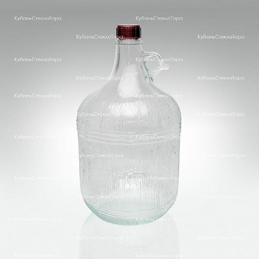 Винная бутылка 5 л "Дария" стекло с крышкой (38) оптом и по оптовым ценам в Армавире