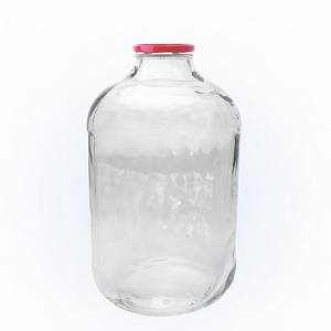 Бутыль  20,0 л стеклянный с крышкой оптом и по оптовым ценам в Армавире
