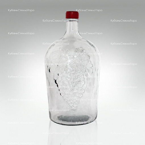 Винная бутылка 5 л (38) стекло с крышкой оптом и по оптовым ценам в Армавире