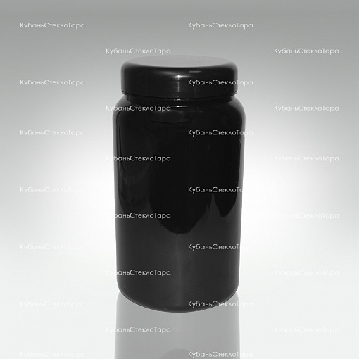 Банка 2 л (100) пластик черная (Б-Ч-2000) оптом и по оптовым ценам в Армавире