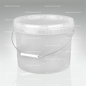 Ведро 11,0 л прозрачное пластик с метал.ручкой оптом и по оптовым ценам в Армавире