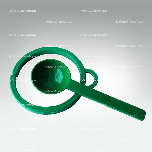 Кольцо и ложка на банку зеленые (82) оптом и по оптовым ценам в Армавире