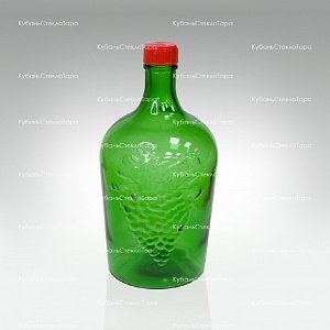 Винная бутылка 3 л (38) зеленая стекло оптом и по оптовым ценам в Армавире