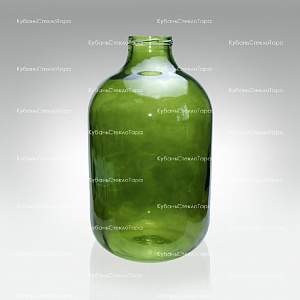 Бутыль 10 ТВИСТ (82) (зеленый) стеклянный оптом и по оптовым ценам в Армавире