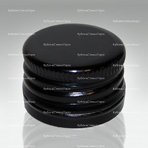 Колпачок алюминиевый с резьбой (28*18) черный в Армавире оптом и по оптовым ценам