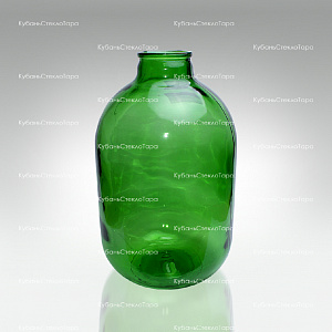 Бутыль СКО 10л (зеленый) стеклянный оптом и по оптовым ценам в Армавире