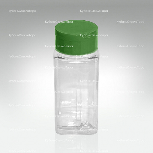Банка 0,140 мл (38) пластик с зеленой крышкой  оптом и по оптовым ценам в Армавире